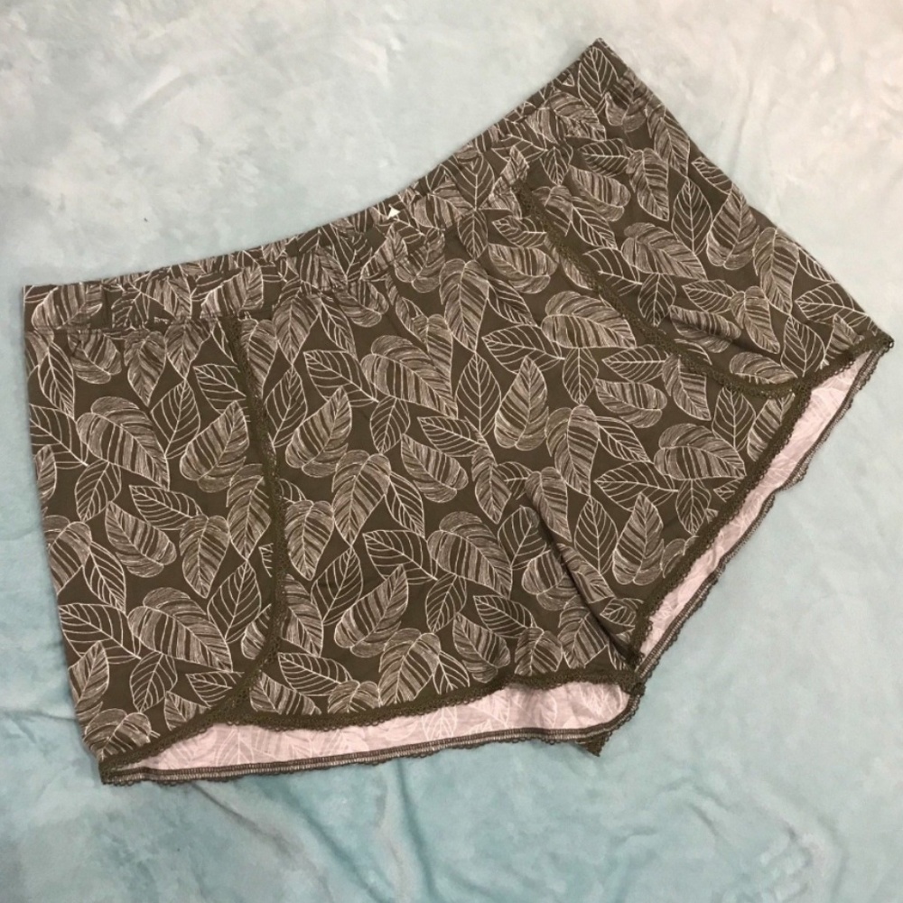 Cacique Green Shorts Loungewear Pajama Plus Size 2